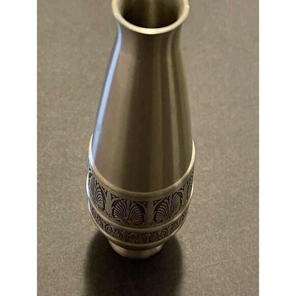 Pewter Beautiful Elegant Flower Vase Penang Malaysia - Picture 6 of 7